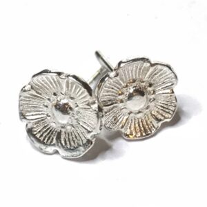 Cherry Blossom sterling Silver Stud Earrings