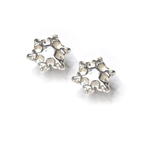 Tiny Snowflake Earrings - Image 4