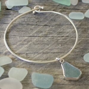 Sterling Silver and Seaglass