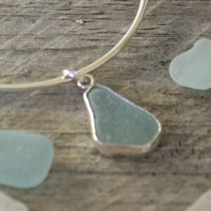 Sterling Silver and Seaglass